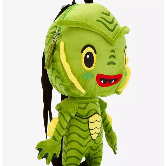 Universal Monsters Creature From The Black Lagoon Plush Mini Backpack - NWT - Picture 2 of 4